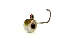 1/32oz Premium Float n Fly  Painted Jig Head 5 Pack (Baby Bass Olive Color)