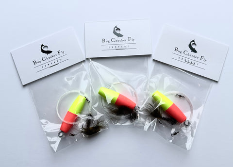 Float and Fly Fluorocarbon Leader 8.5ft 3 Pack (Black Leech Size 6)