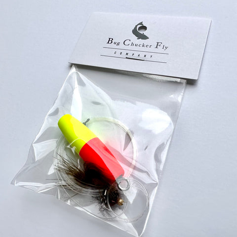 Float and Fly Fluorocarbon Leader 8.5ft (Black Leech Size 6)